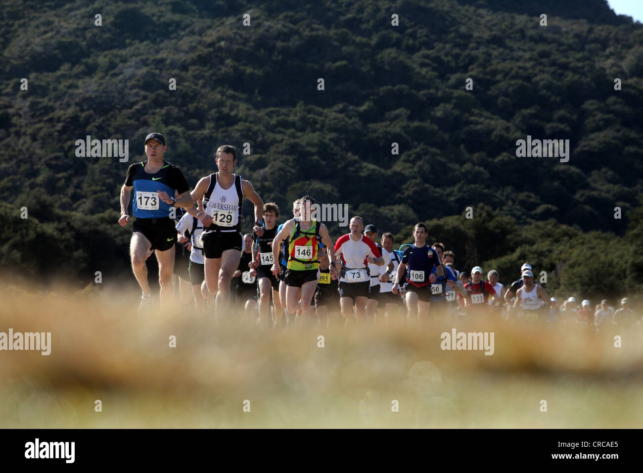 The start of the Abel Tasman Coastal Classic long distance run, Nelson