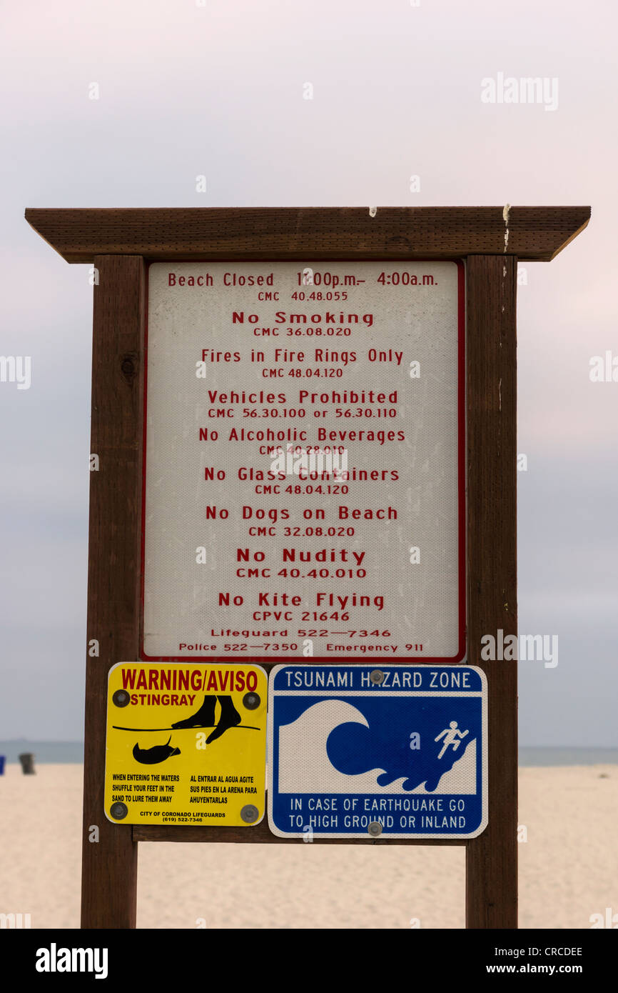 Was there a tsunami warning in san diego today