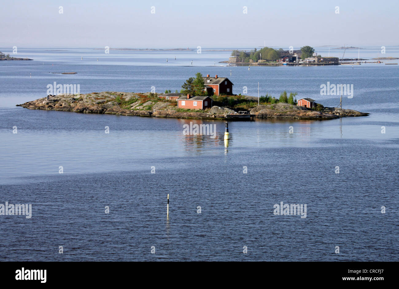Island archipelago, Helsinki, Finland, Europe Stock Photo