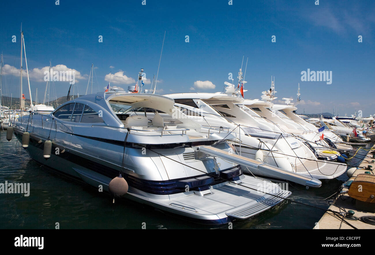 St Tropez, Riviera, France, luxury yachts Stock Photo Alamy