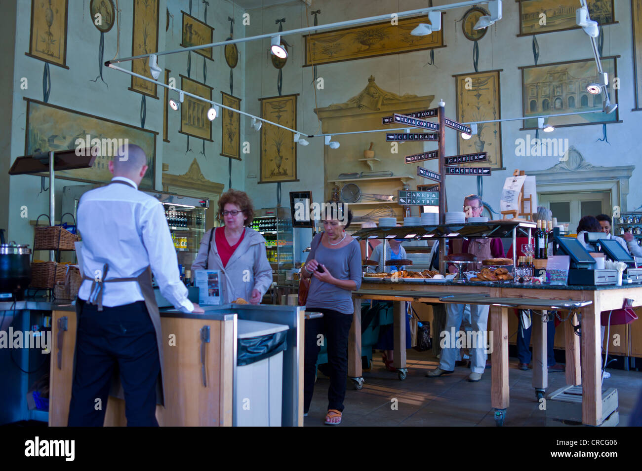 Inside the cafe at Kenwood House Stock Photo