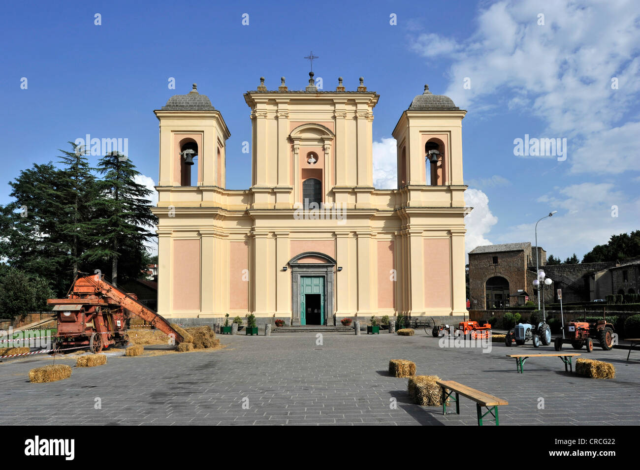 Cathedral of St. Sepulchre, Basilica Cattedrale di San Sepolcro, Aquapendente, Lazio, Italy, Europe Stock Photo