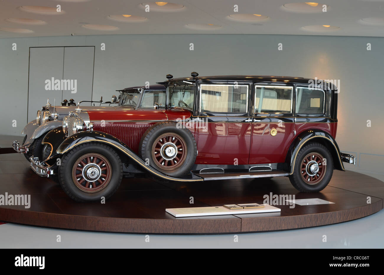 Luxury Cars of Celebrities exhibited in Mercedes Museum Stock Photo