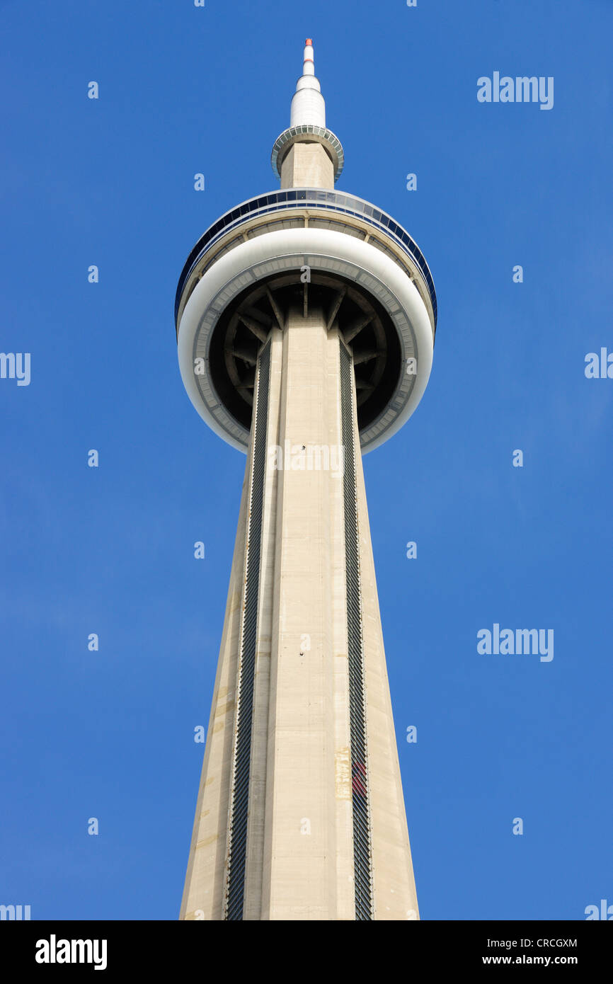CN Tower, the landmark of Toronto, Ontario, Canada, North America Stock Photo