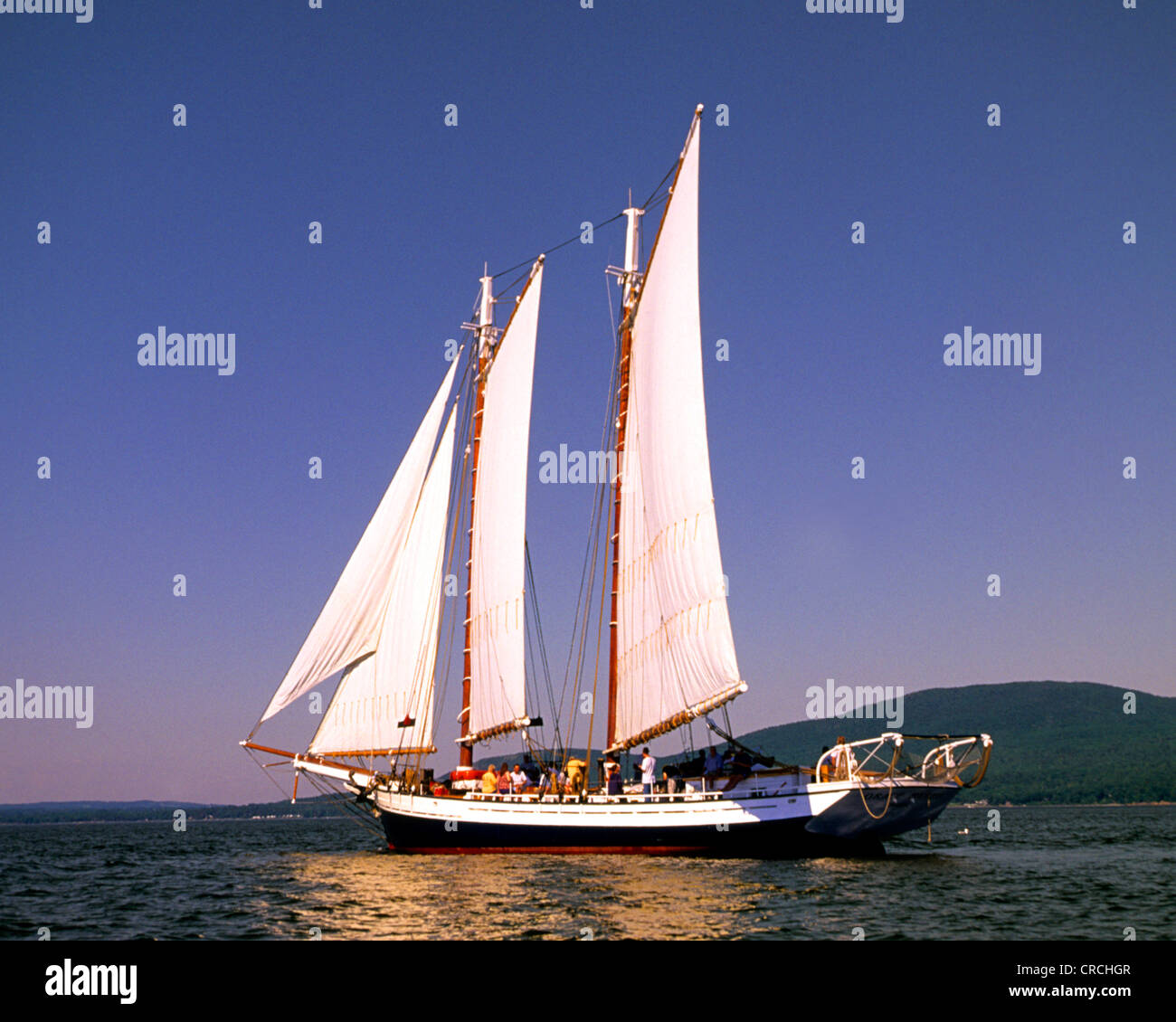 sailing ship, USA, Maine Stock Photo - Alamy