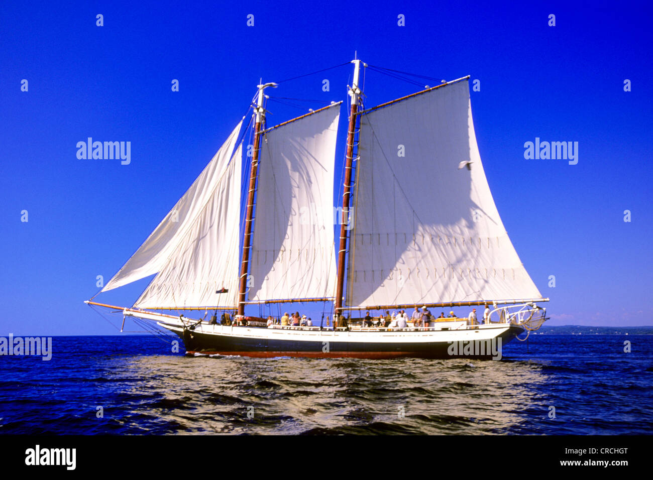sailing ship, USA, Maine Stock Photo Alamy