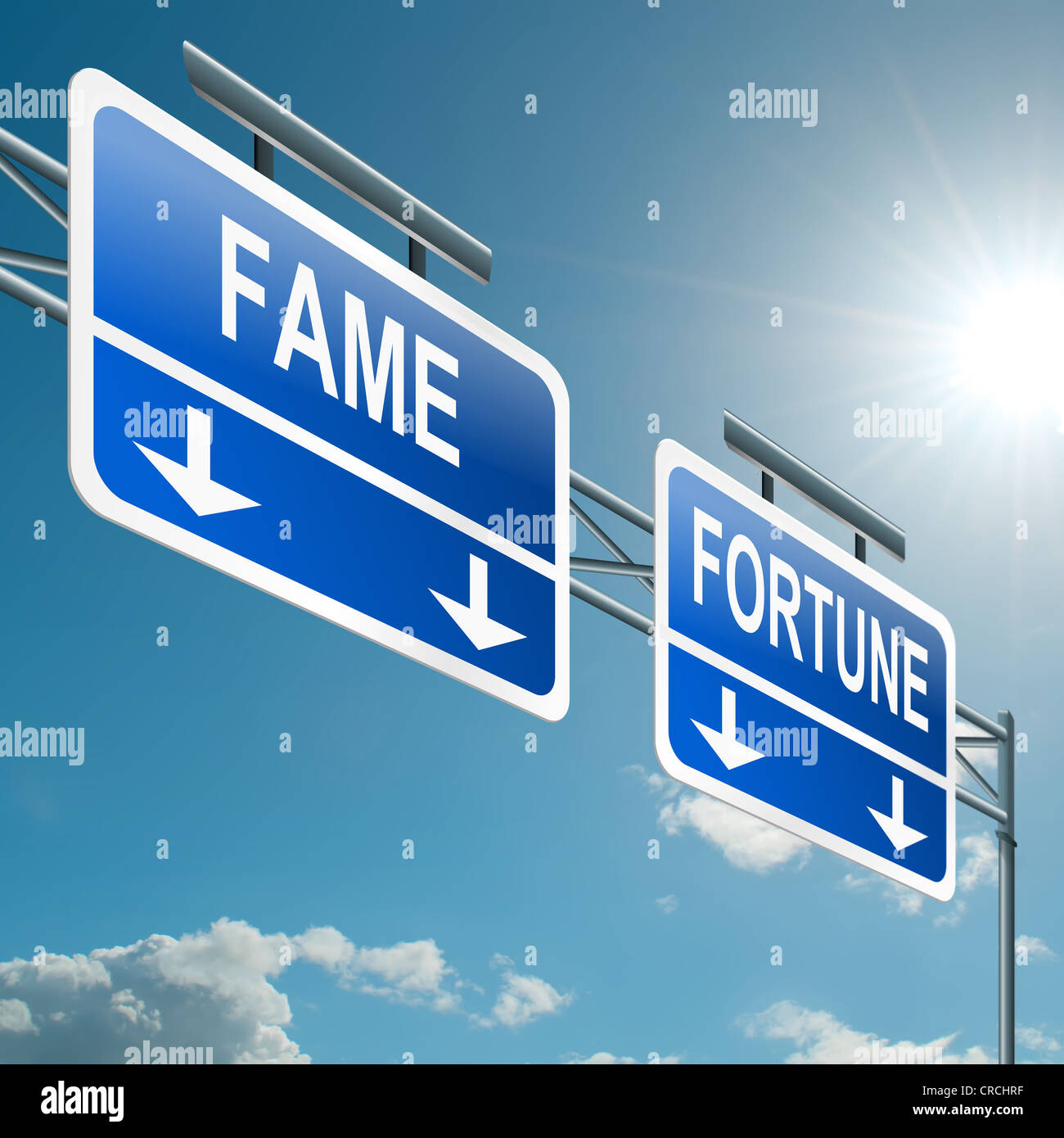 Fame and fortune Stock Photo - Alamy