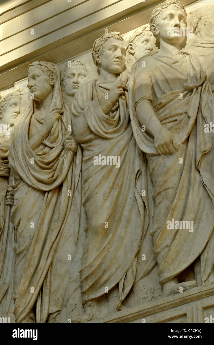 Ara pacis procession south side hi-res stock photography and images - Alamy