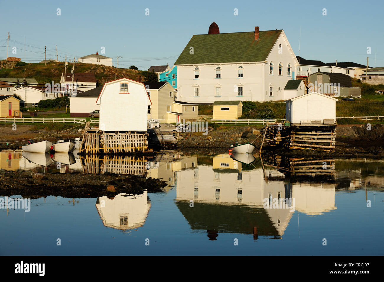 Houses and harbour of Twillingate, Newfoundland, Canada, North America