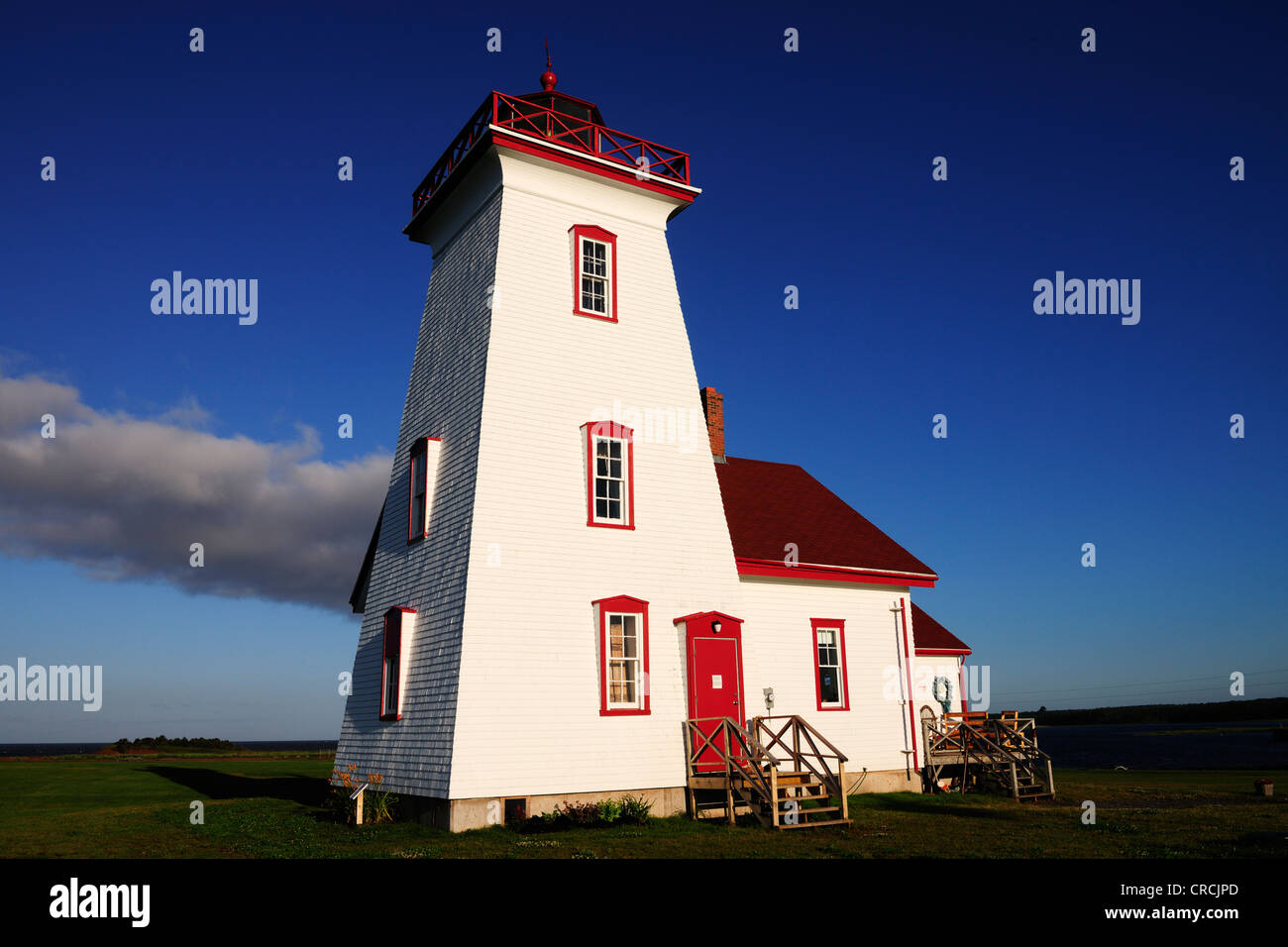 Lighthouse in Wood Island Provincial Park, Prince Edward Island, Canada
