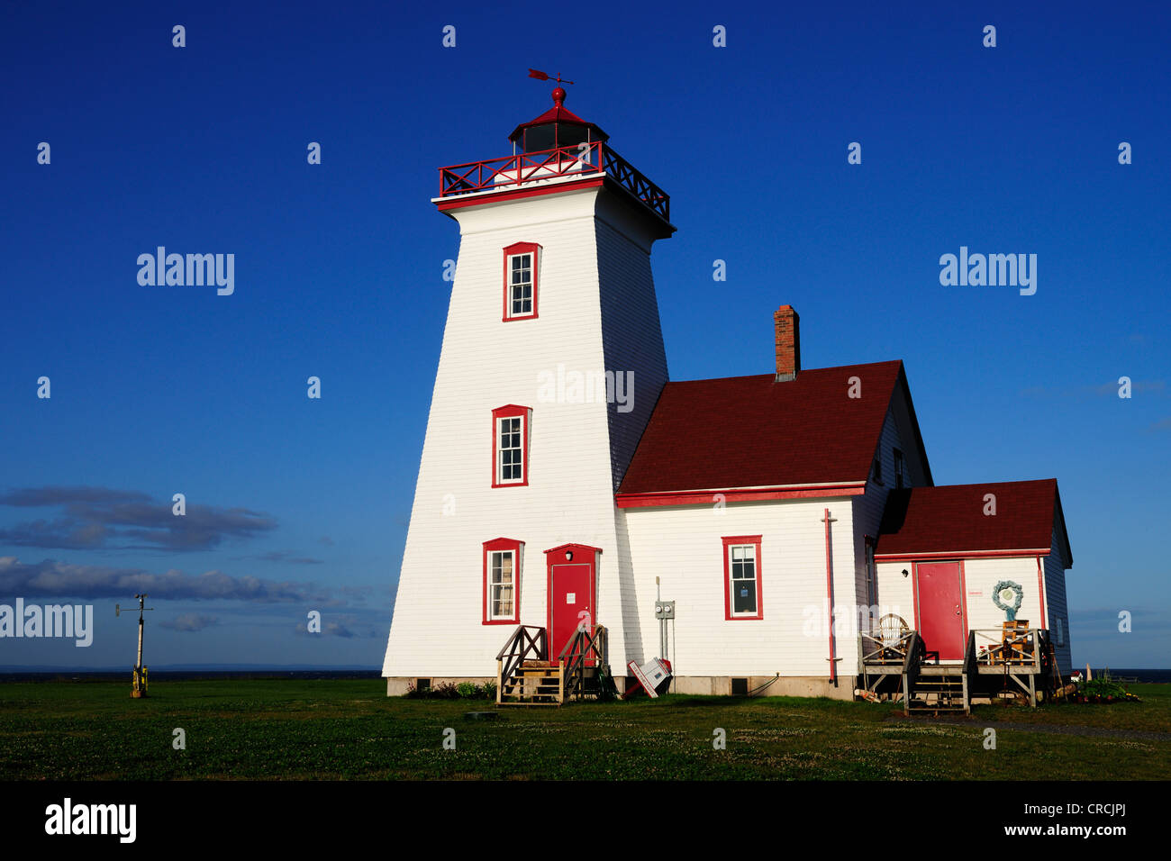 Lighthouse in Wood Island Provincial Park, Prince Edward Island, Canada