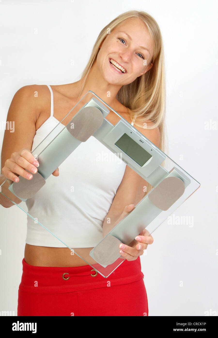 Beautiful young slim blonde woman hi-res stock photography and images ...