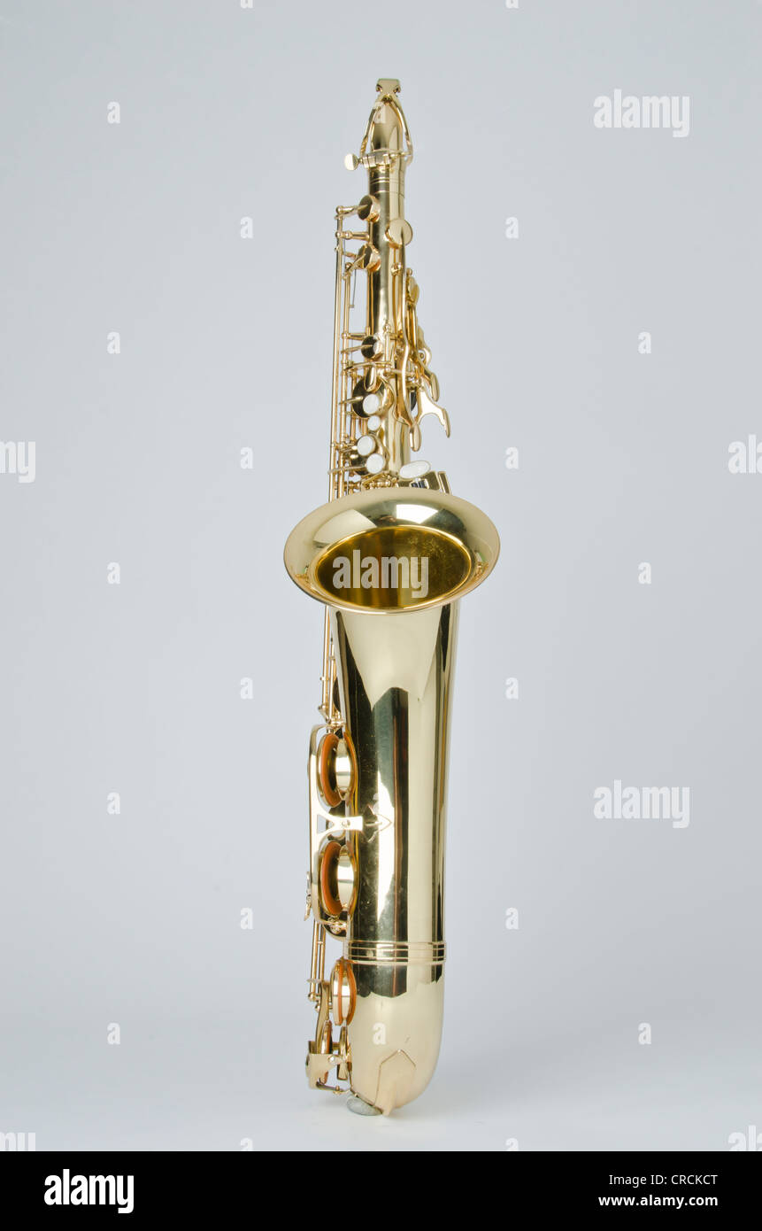 Used tenor saxophone, Boston Stock Photo Alamy