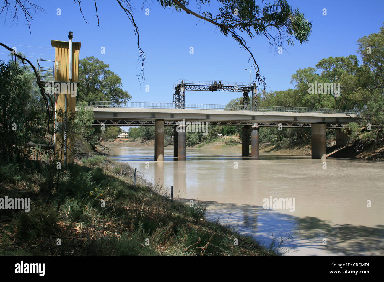 Bridge across the Darling river at Wilcannia in western NSW, Australia Stock Photo Alamy