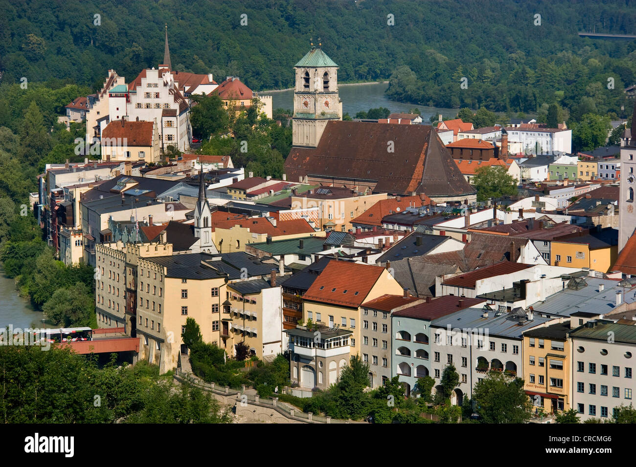 historic town Wasserburg, Germany, Bavaria Stock Photo - Alamy