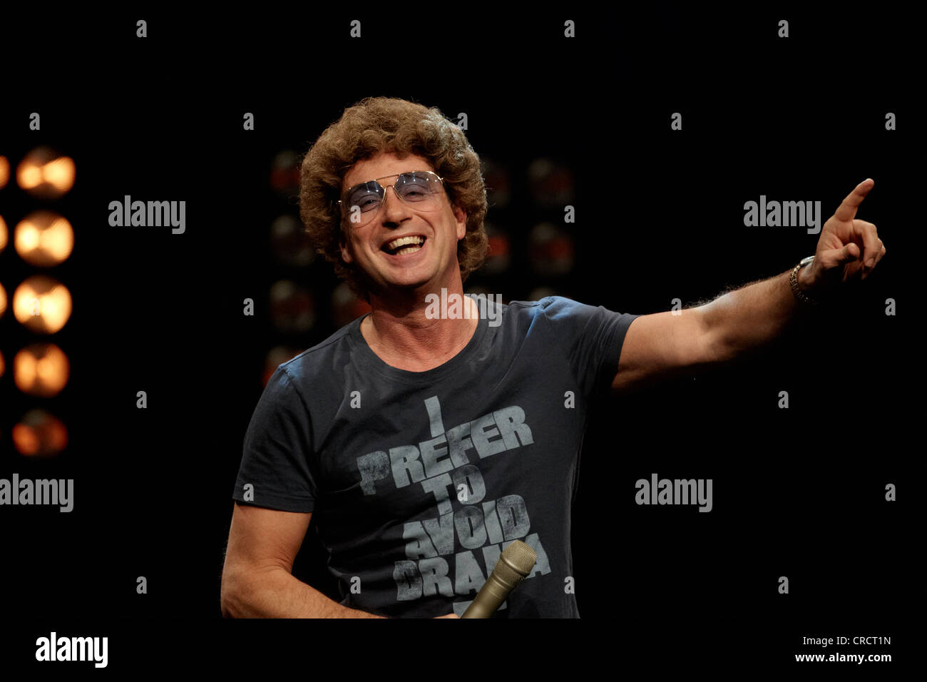 Comedian Atze Schroeder during a show in Koblenz, Rhineland-Palatinate, Germany, Europe Stock Photo