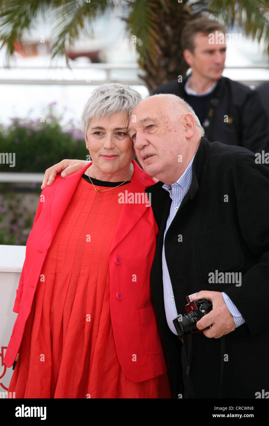 Directors Raymond Depardon and Claudine Nougaret at the Journal De France photocall at the 65th Cannes Film Festival France. Stock Photo