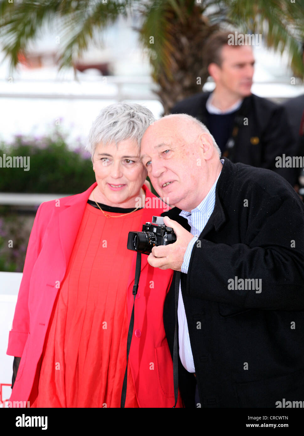 Directors Raymond Depardon and Claudine Nougaret at the Journal De France photocall at the 65th Cannes Film Festival France. Stock Photo