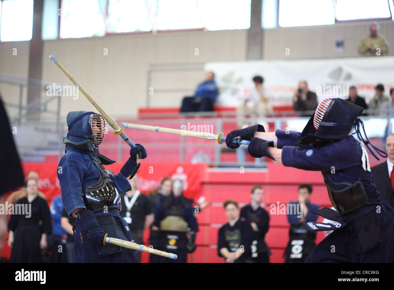 Kendo, German Championship in Koblenz, Rhineland-Palatinate, Germany, Europe Stock Photo