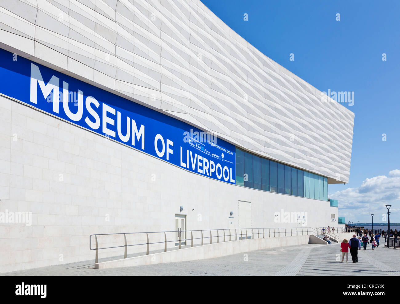 Museum of Liverpool on Mann Island Pier Head Liverpool Merseyside England UK GB EU Europe Stock Photo