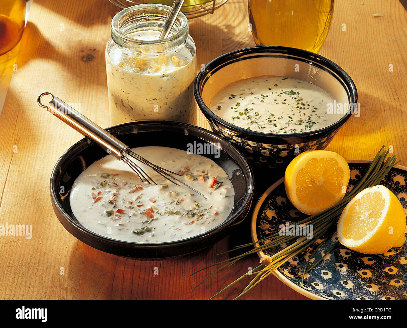 Californian yogurt marinade, USA. Stock Photo