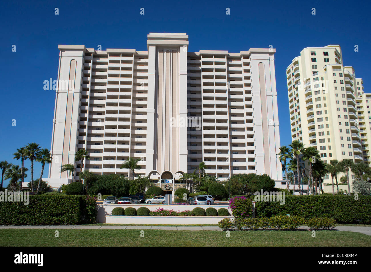 Highrise apartment buildings, 1230 Gulf Boulevard, Sand Key