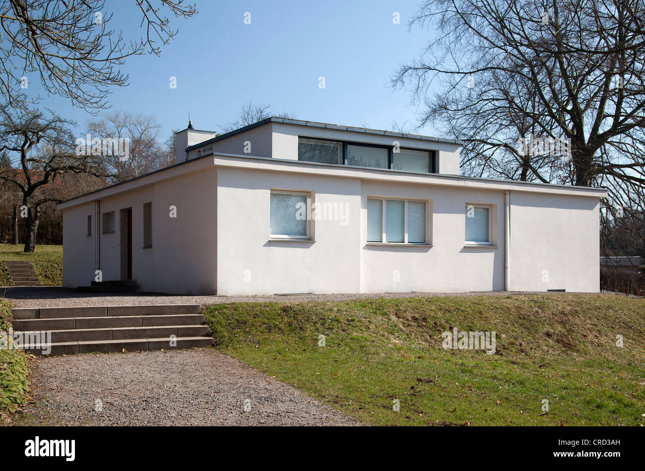 Haus am Horn, model house of the Weimar Bauhaus, a UNESCO World Heritage Site, architect Georg Muche, Weimar, Thuringia Stock Photo