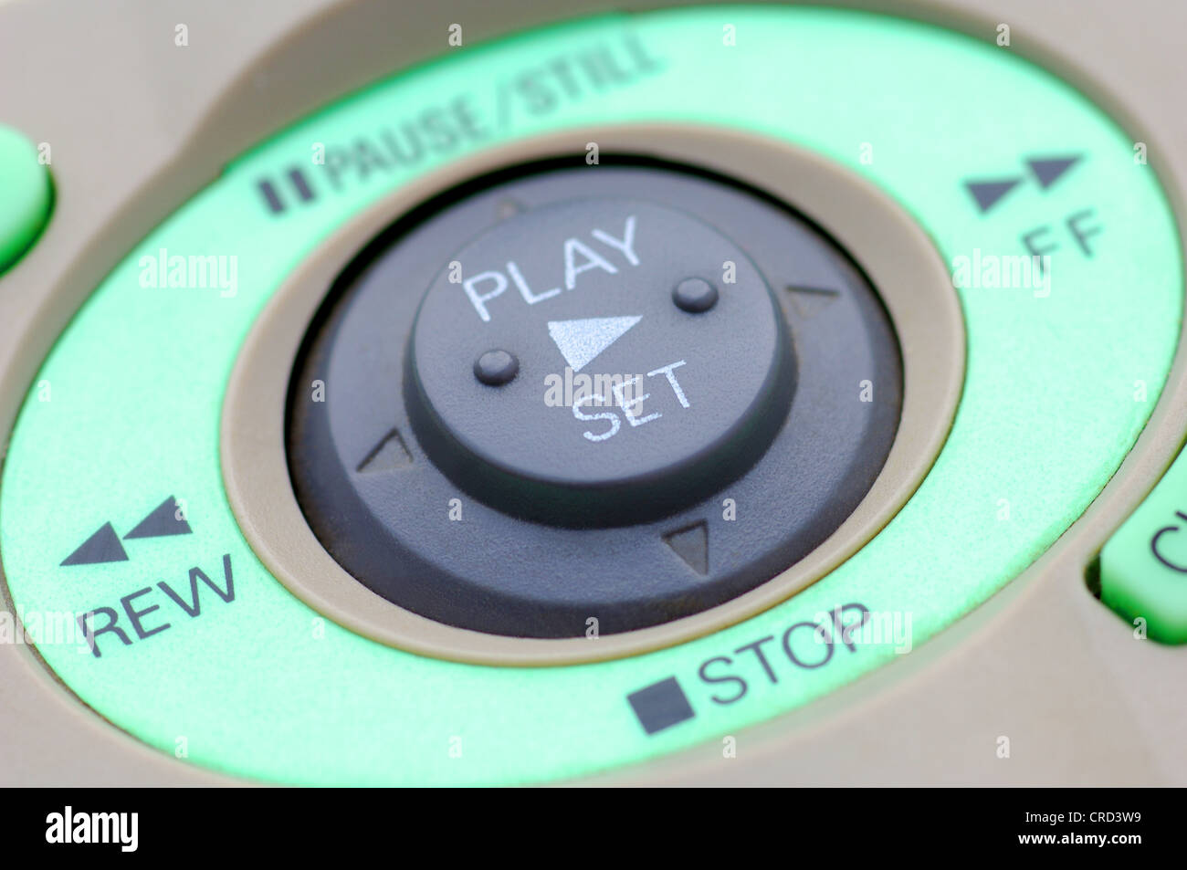 buttons of a DVD player Stock Photo Alamy