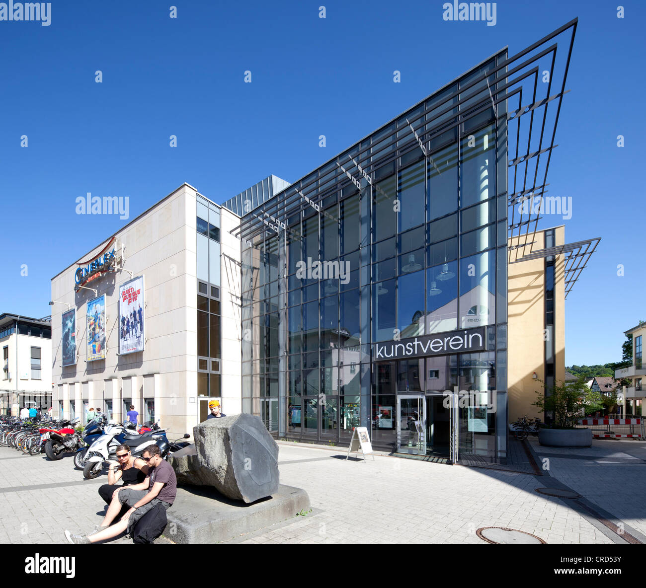 Marburger Kunstverein art society, Cineplex cinema, Marburg, Hesse, Germany, Europe, PublicGround Stock Photo