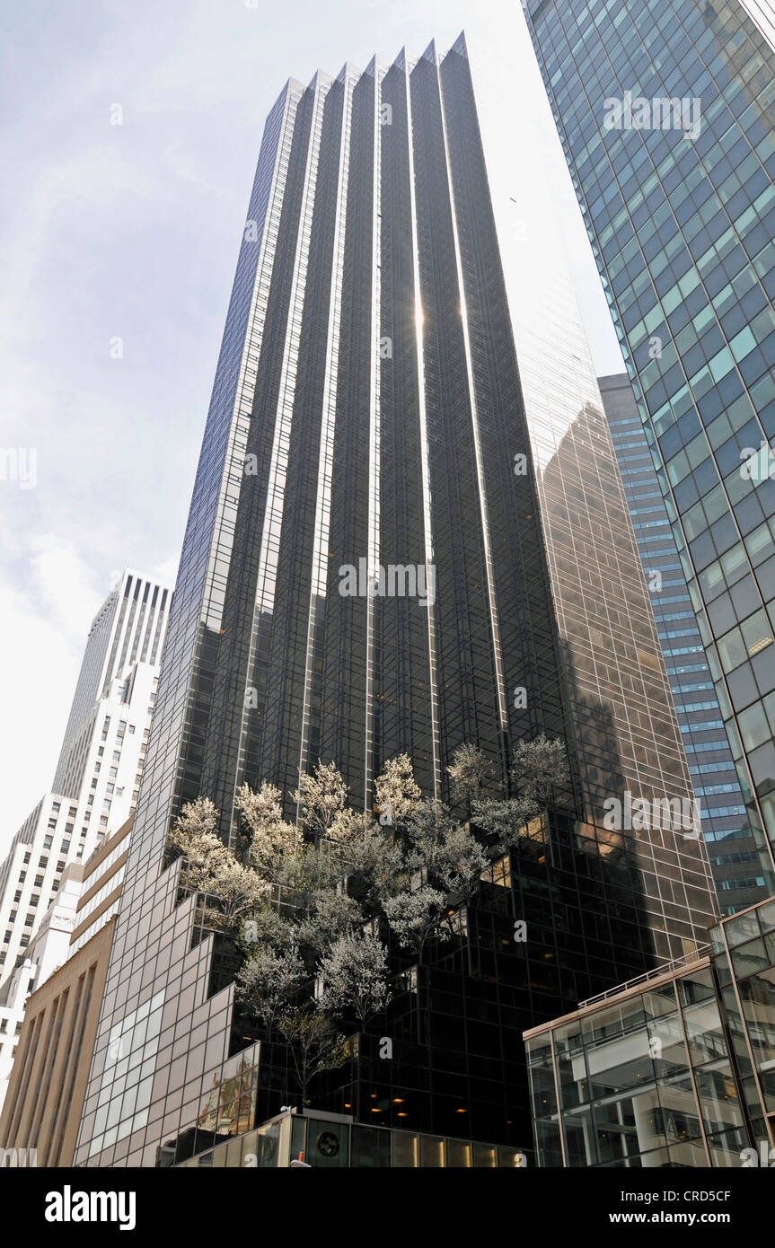 Trump Tower at the 5th Avenue, USA, New York City, Manhattan Stock Photo