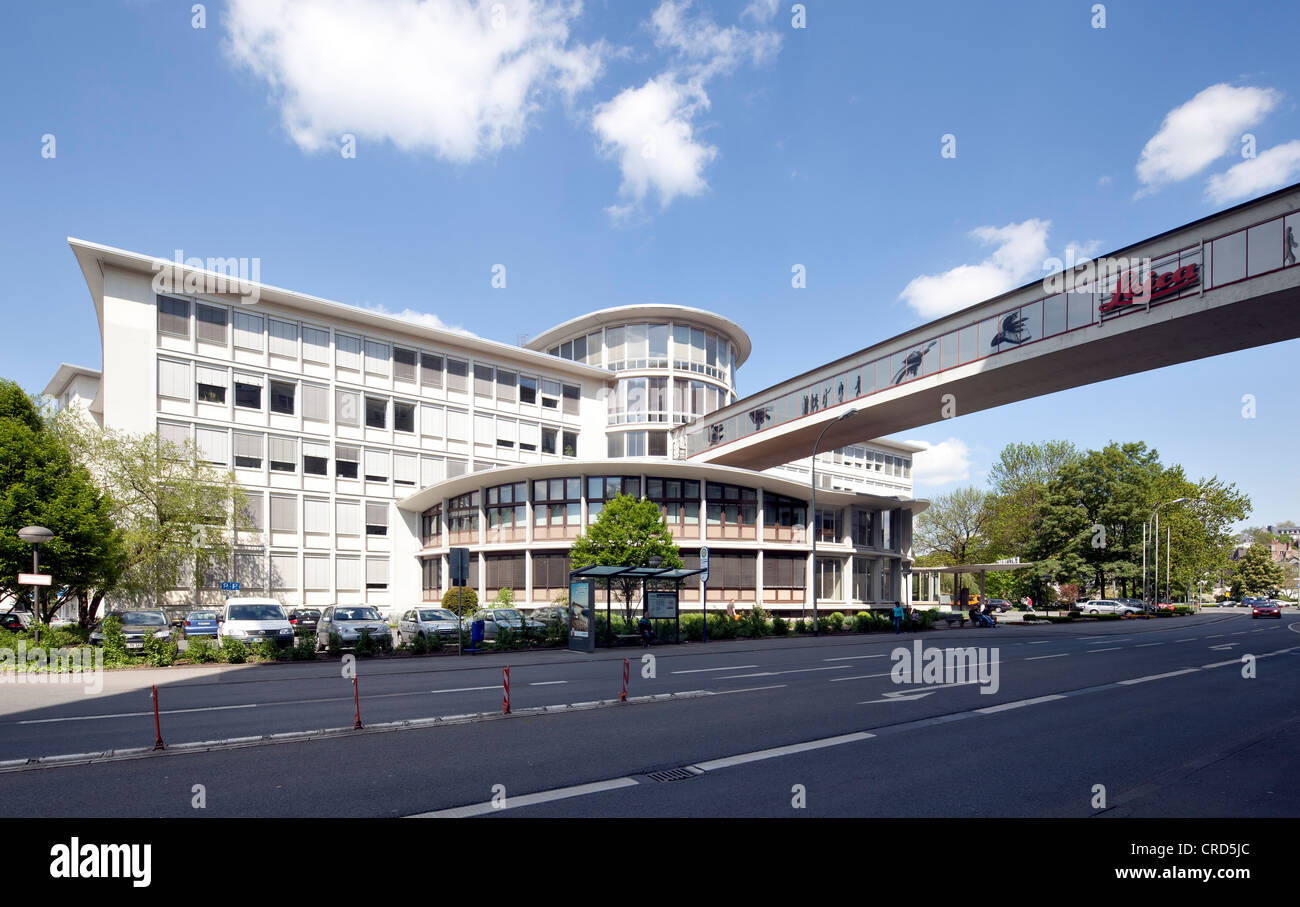 New City Hall, former administration building of Leica AG, Wetzlar, Hesse, Germany, Europe, PublicGround Stock Photo