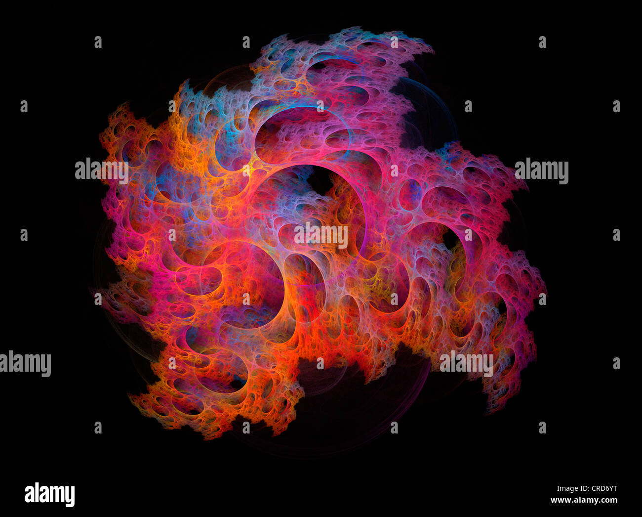 Abstract Profile Is A Fractal Pattern Stock Photo Alamy