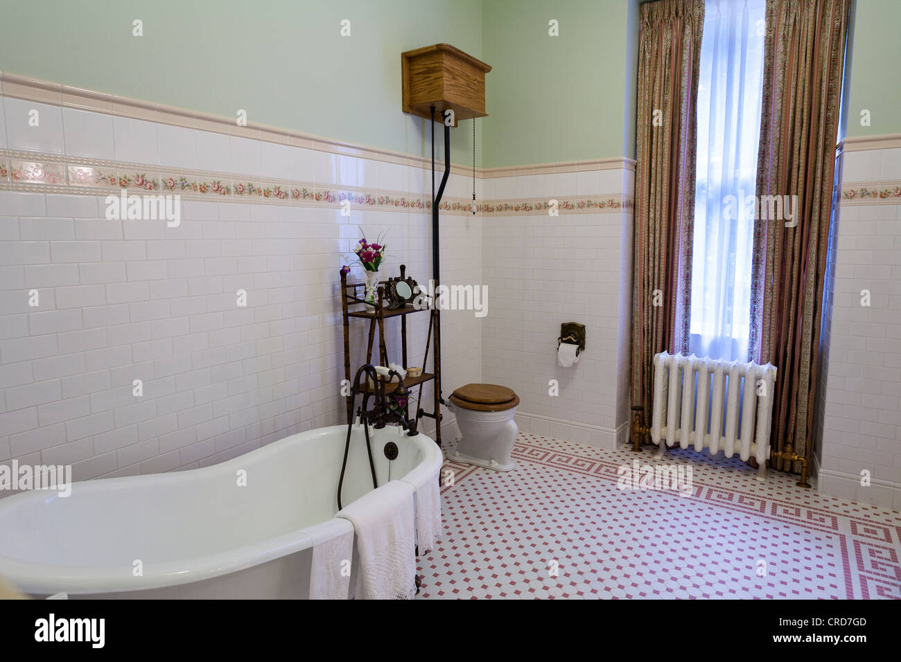 Boldt Castle Bathroom, An early 20th century bathroom off one of the ...