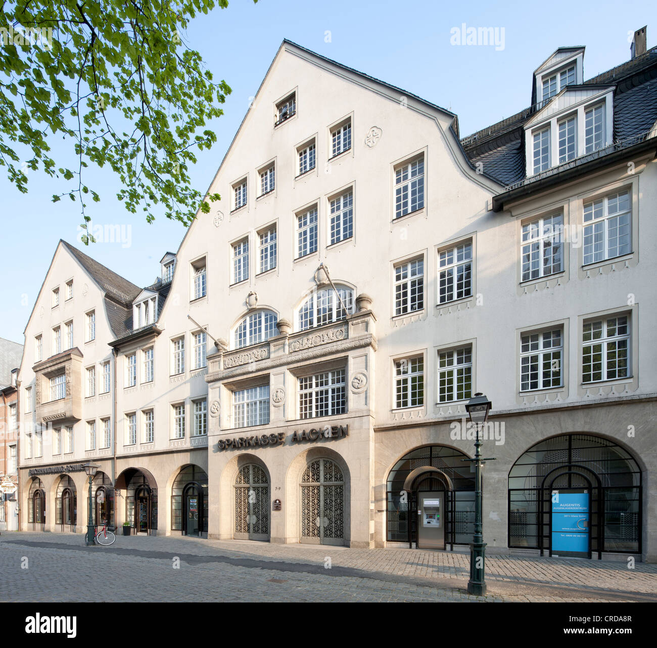 Historic Commercial Building Muensterplatz Square Sparkasse Aachen Stock Photo Alamy