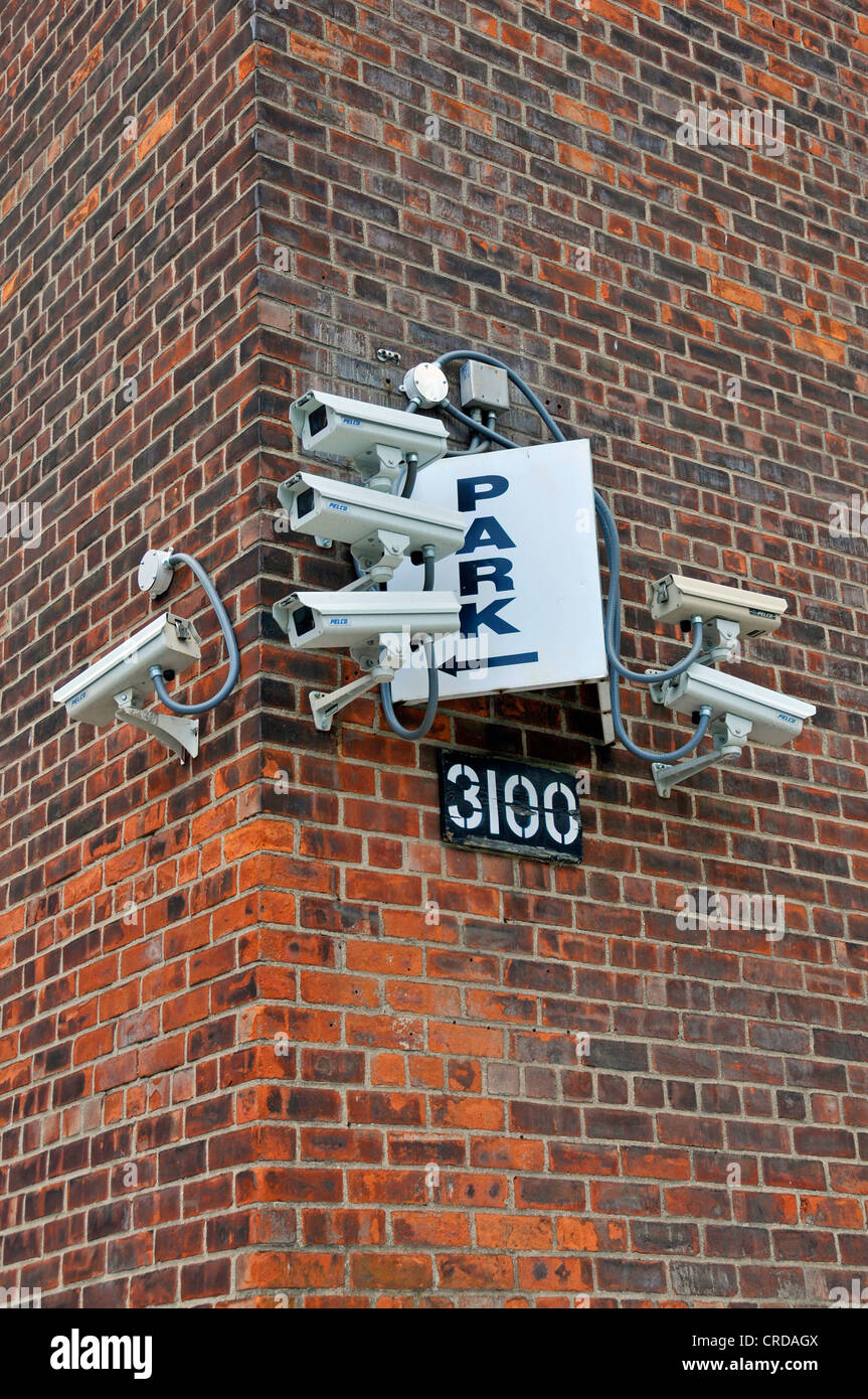 observation cameras, USA, New York City, Manhattan Stock Photo Alamy