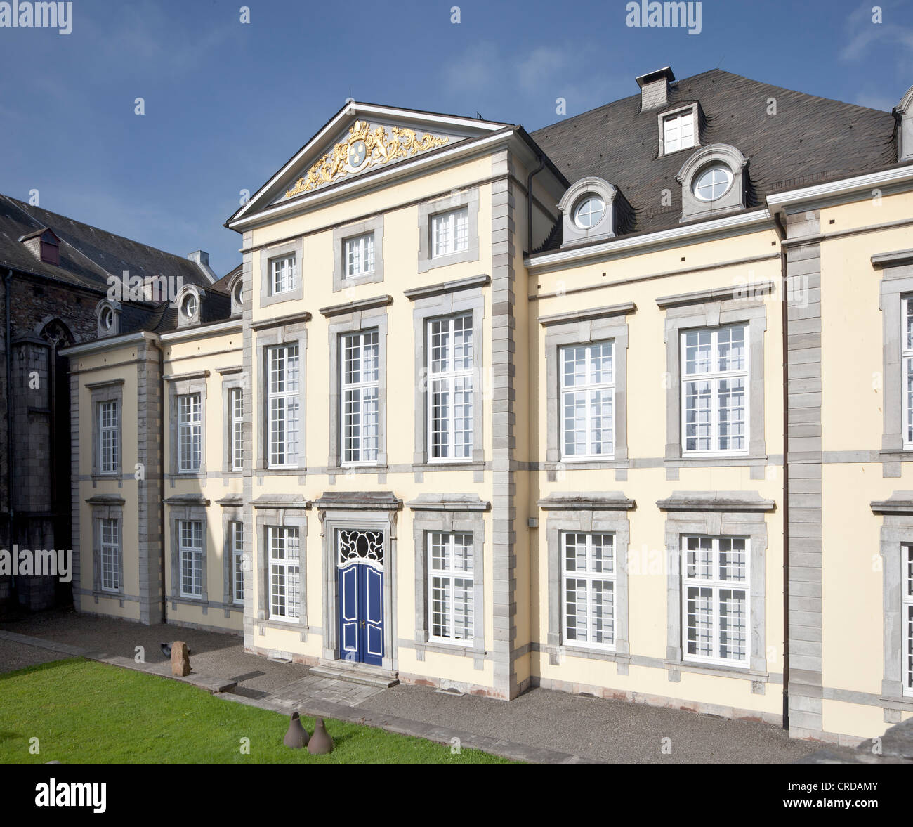 Imperial Abbey of Kornelimuenster, art collection of NRW, Aachen, North Rhine-Westphalia, Germany, Europe, PublicGround Stock Photo