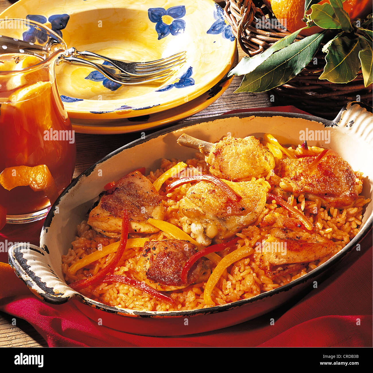 Chicken with tomato rice hires stock photography and images Alamy