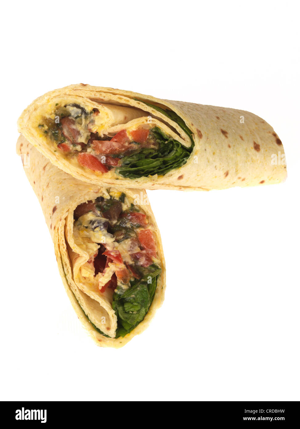 Mexican Three Bean Wrap Stock Photo Alamy