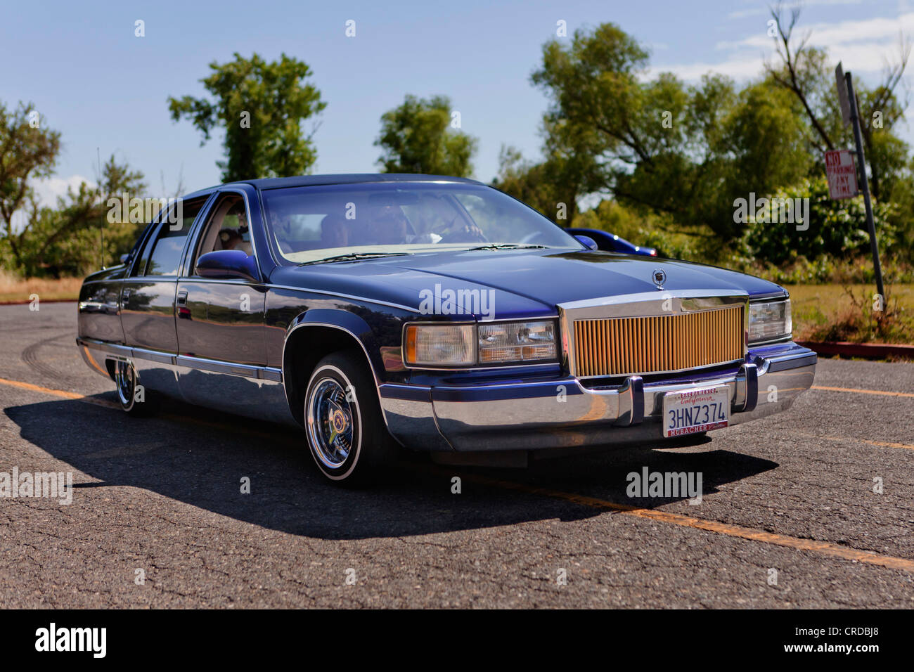 Lowrider Cadillac - California USA Stock Photo