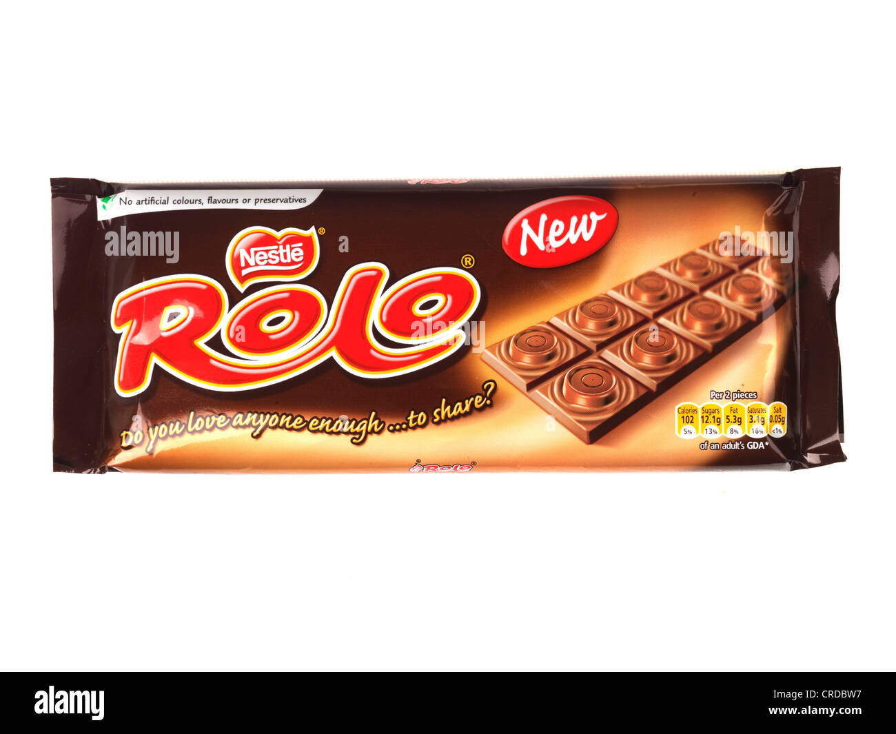 Rolo Chocolate Bar Stock Photo