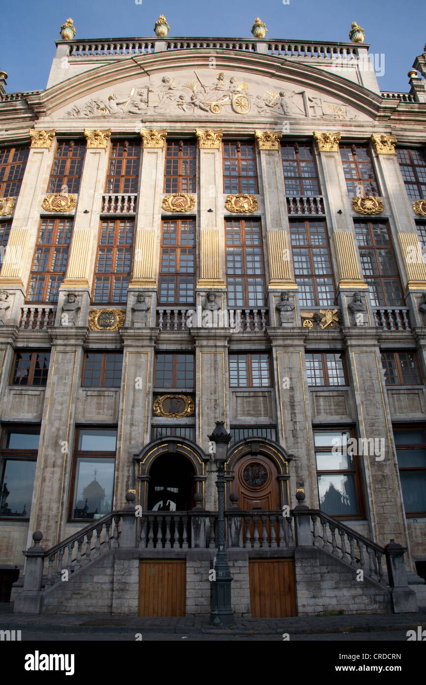 The goldencrusted facade of the House of the Dukes of Brabant Grand
