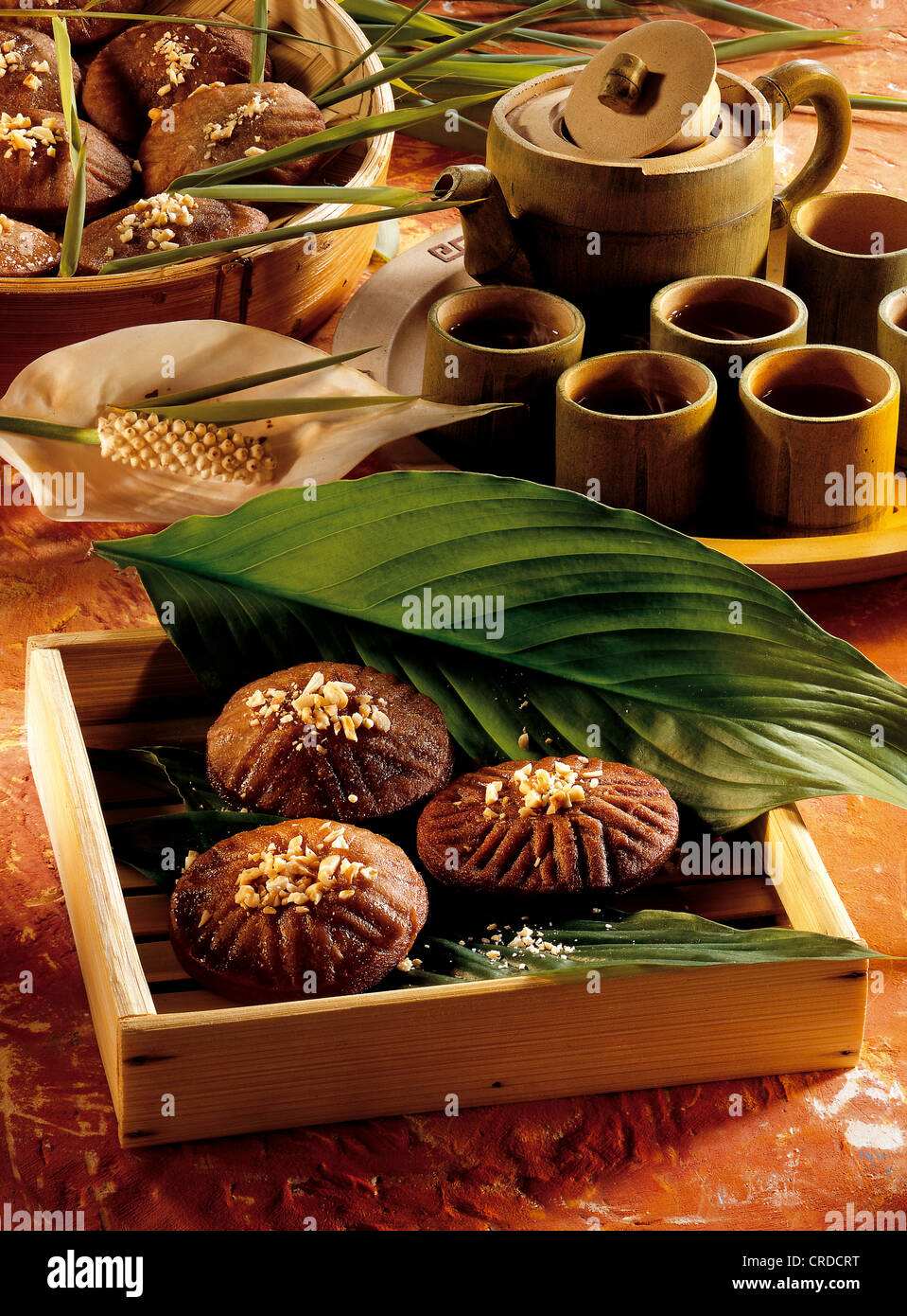 Korean honey biscuits, Korea Stock Photo Alamy