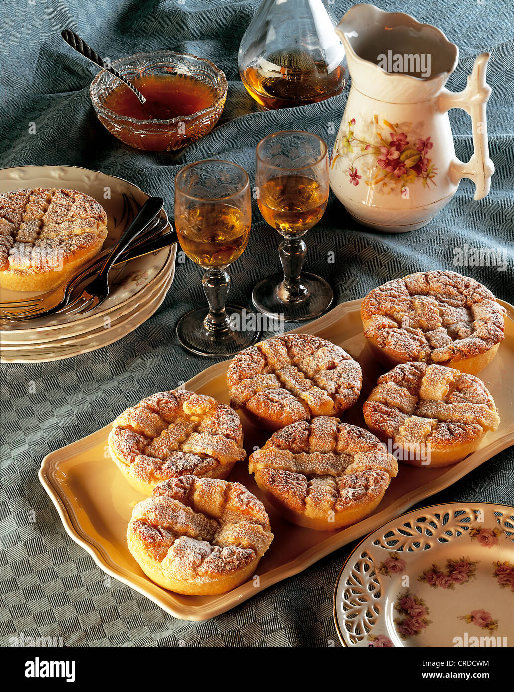 Leipziger Lerchen, pastries, Germany Stock Photo - Alamy