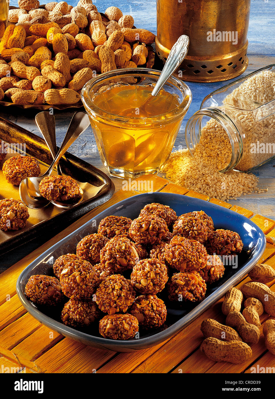 Sesamehoney balls, Israel Stock Photo Alamy