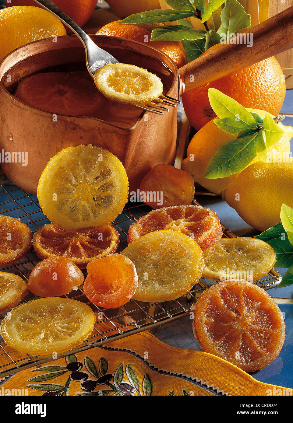 Candied fruits, France Stock Photo Alamy