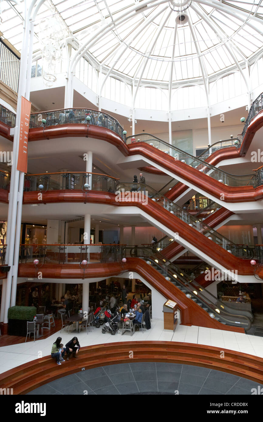 princes square shopping centre in central glasgow scotland uk Stock Photo