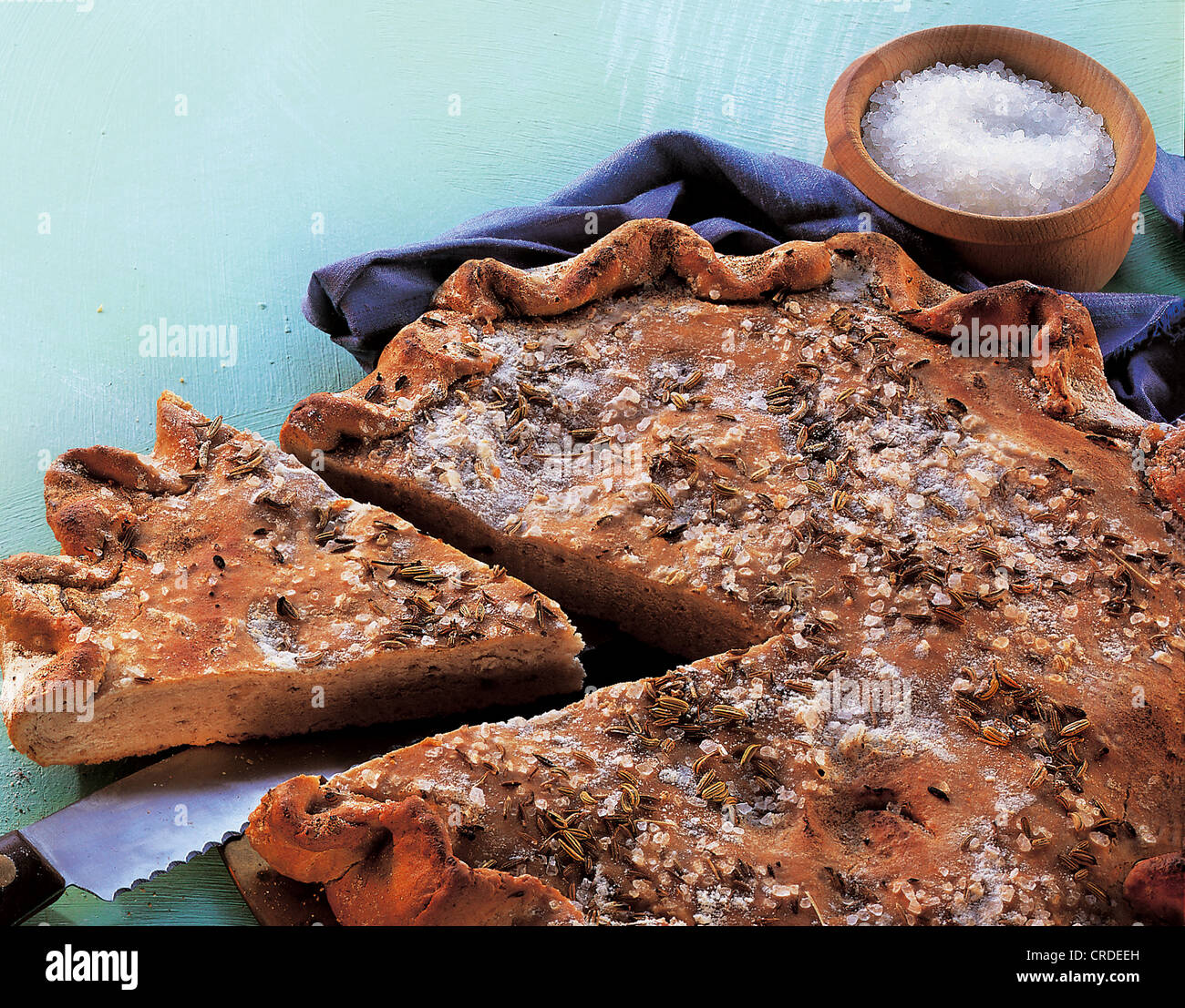 Soured pita bread, Tunisia. Stock Photo