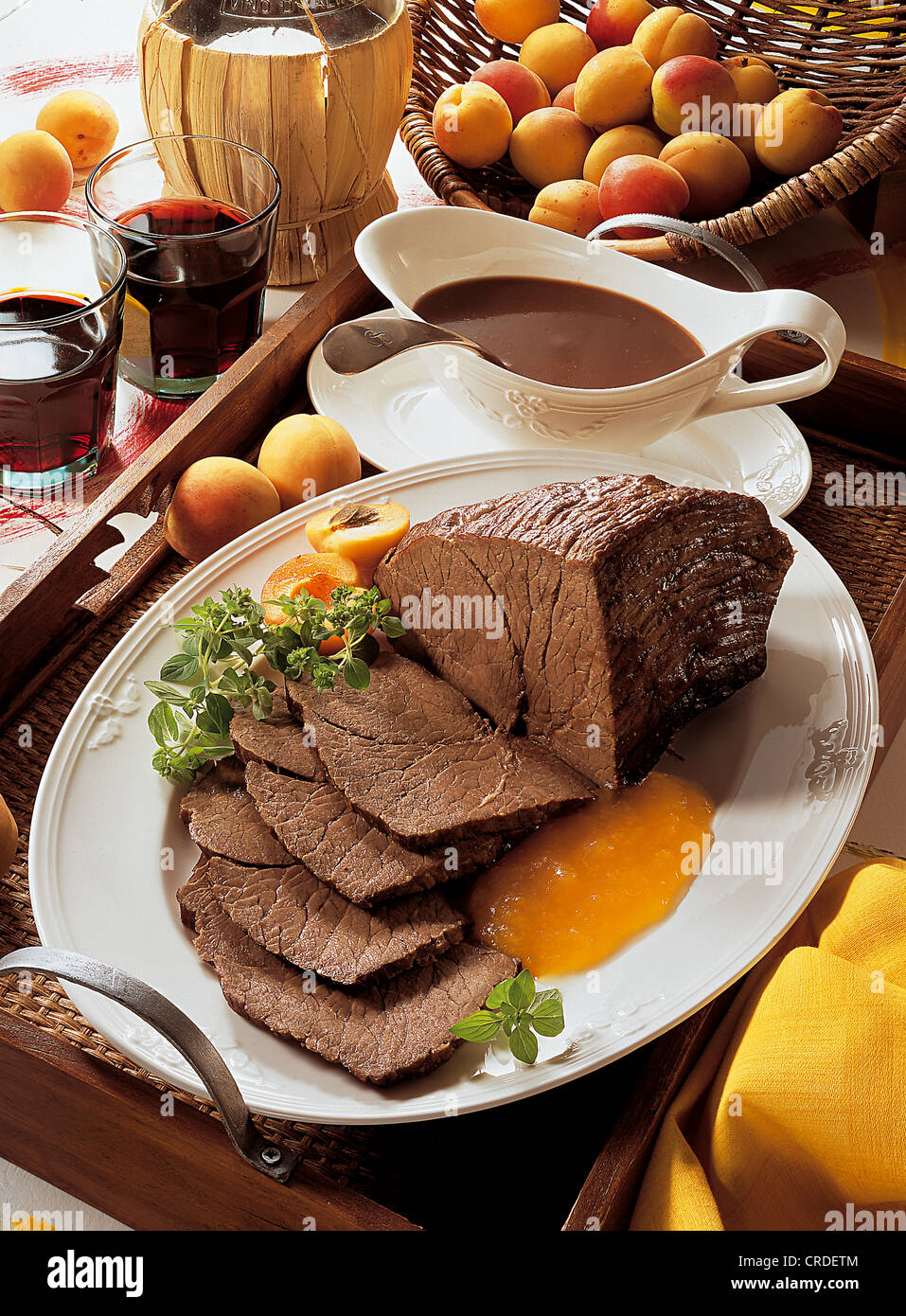 Roast beef, Spain Stock Photo Alamy
