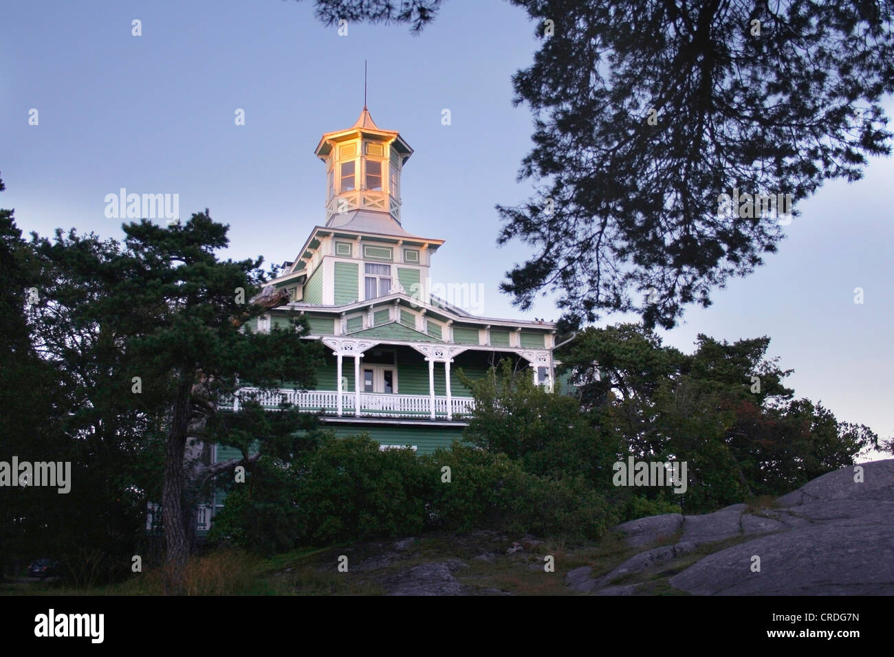 Villa in Hanko, Finland Stock Photo Alamy