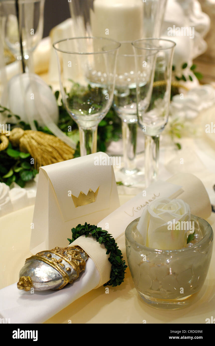 dinner table Stock Photo Alamy